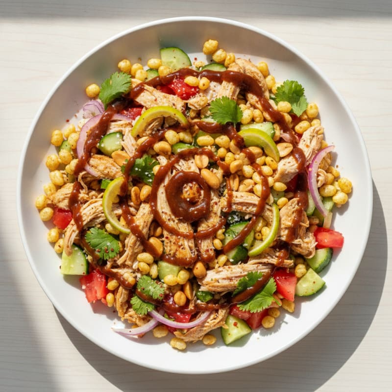 Tangy Peanut Bhel Salad