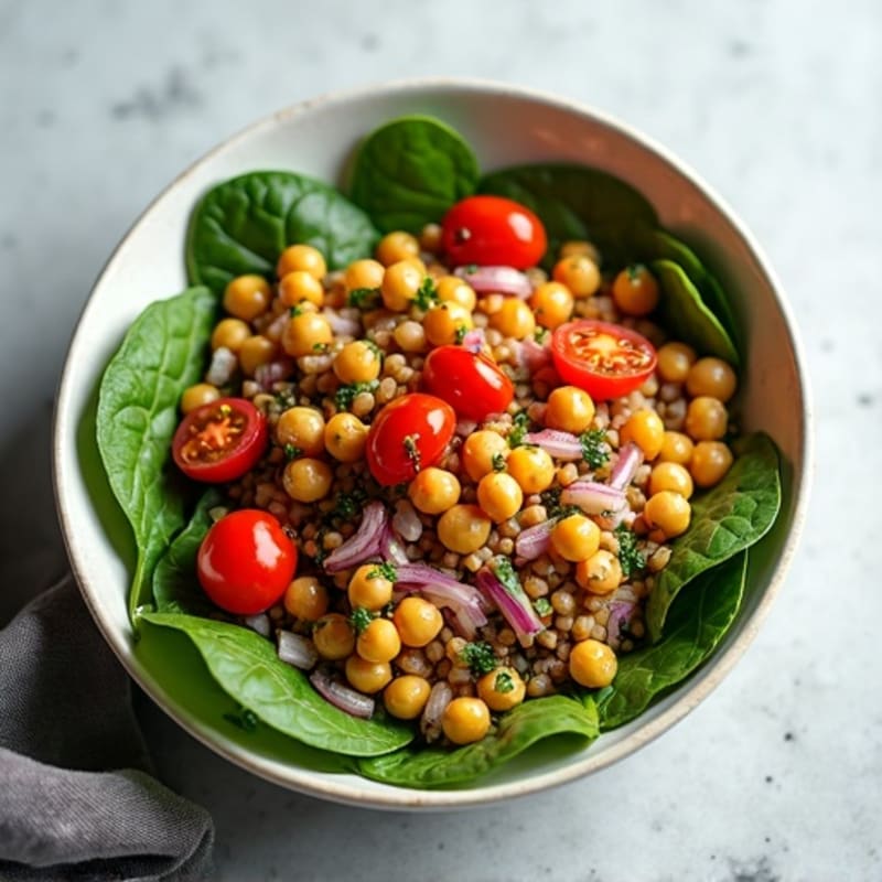 Budget-Friendly Lentil Chickpea Power Bowl