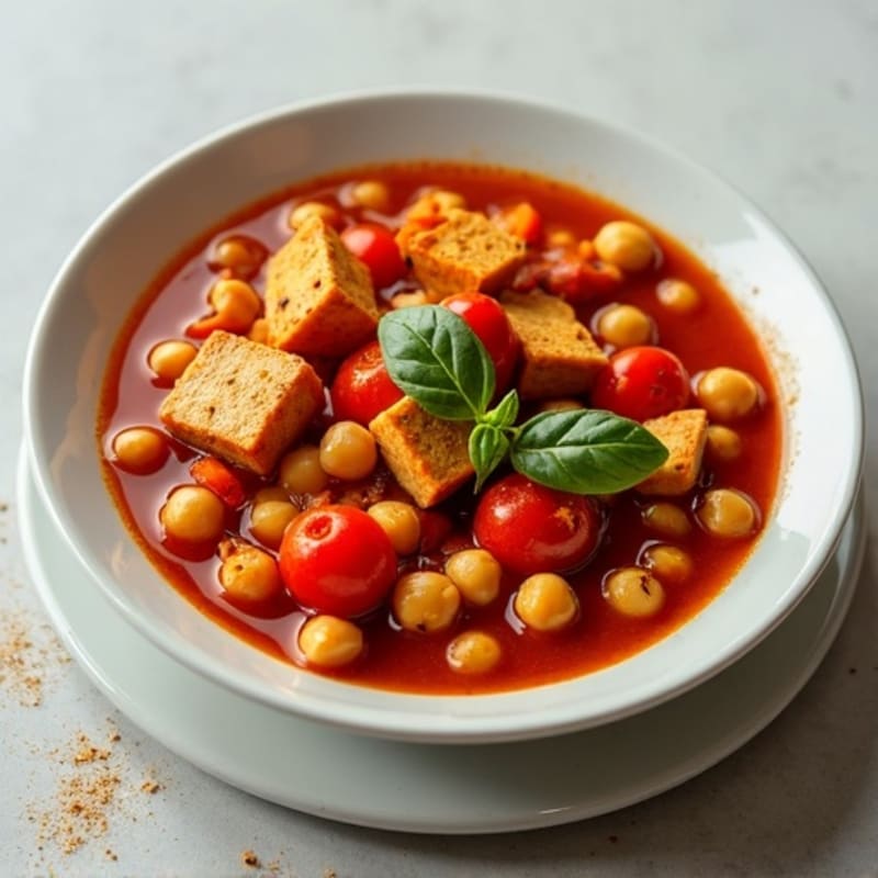 Hearty Spiced Chickpea and Tomato Stew