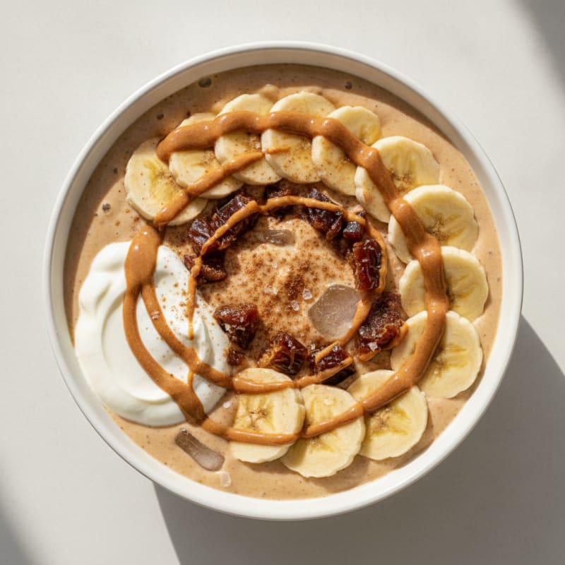 Peanut Butter Banana Date Smoothie