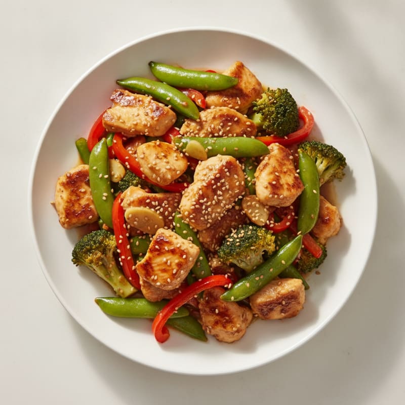 Sesame-Ginger Chicken Stir-Fry
