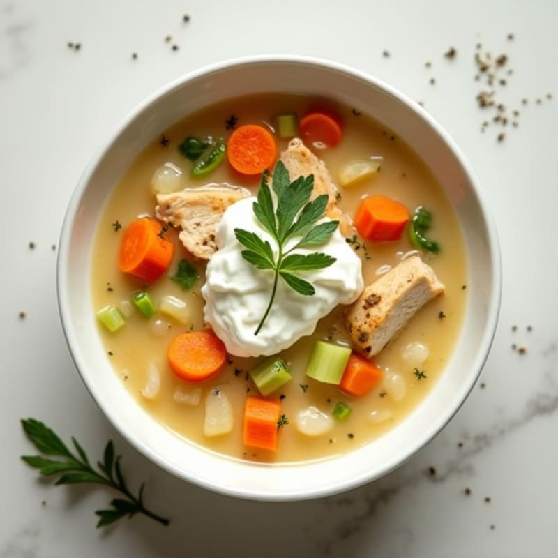 Creamy Chicken Vegetable Soup