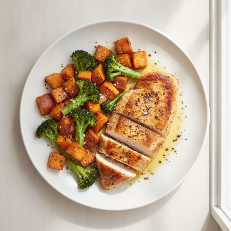 Pan-Seared Chicken with Sweet Potatoes