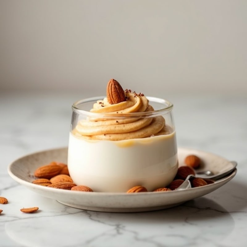 Silky Greek Yogurt Protein Mousse with Almond Butter