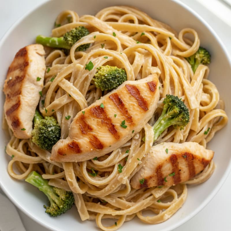 Chicken Alfredo Fettuccine Pasta