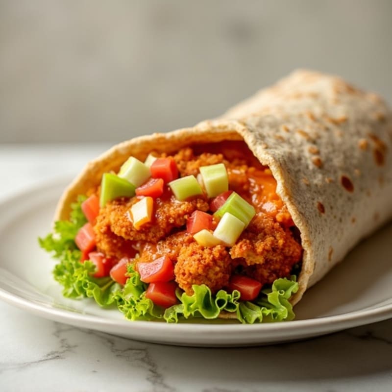 Crispy Buffalo Ranch Chicken Wrap