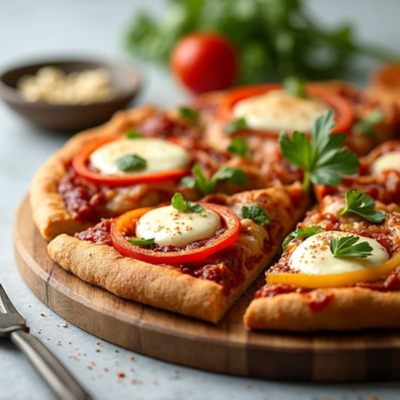 Healthy High-Protein BBQ Chicken Pizza