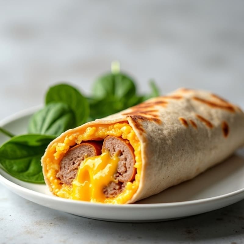 Protein-Packed Egg White Breakfast Burrito