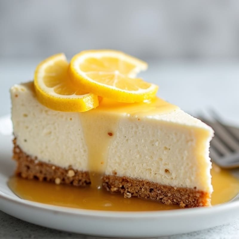 Creamy Greek Yogurt Protein Cheesecake