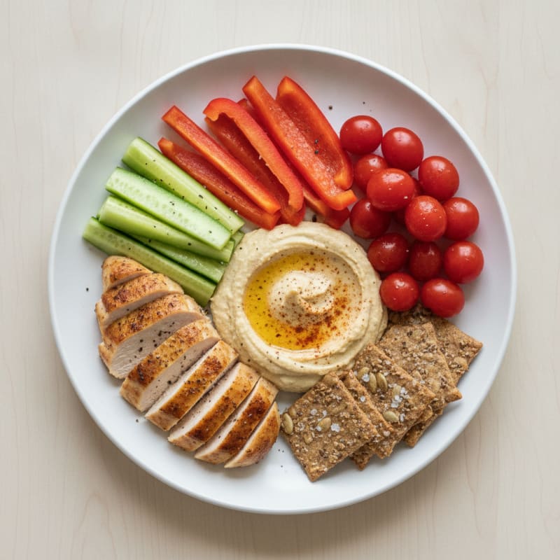 Chicken and Veggie Snack Box