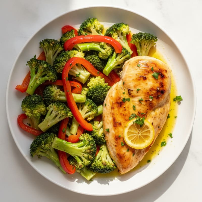 Lemon Herb Roasted Chicken and Vegetables