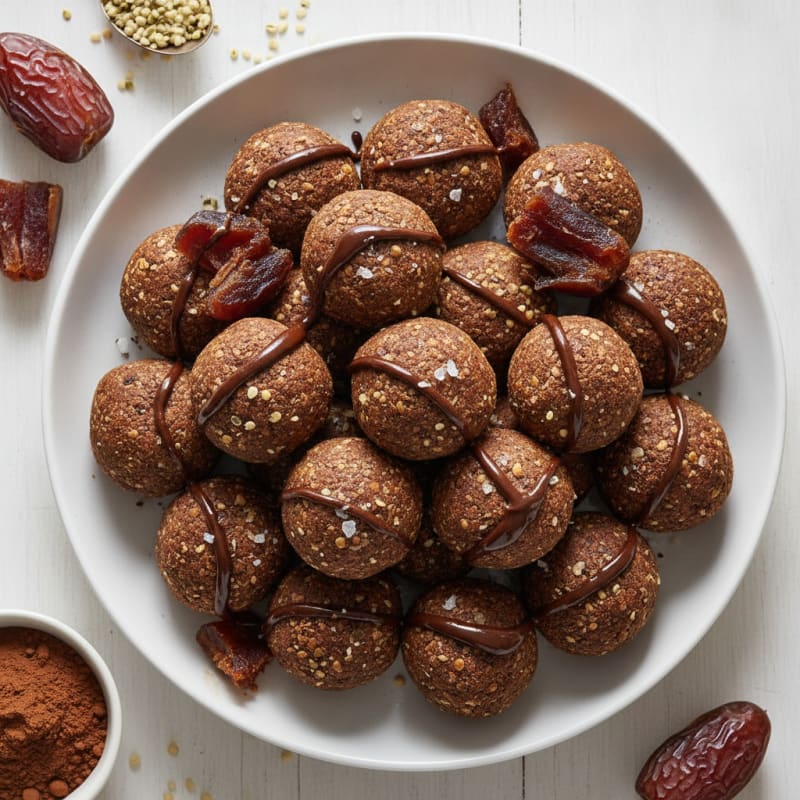 Chocolate Date Energy Bites