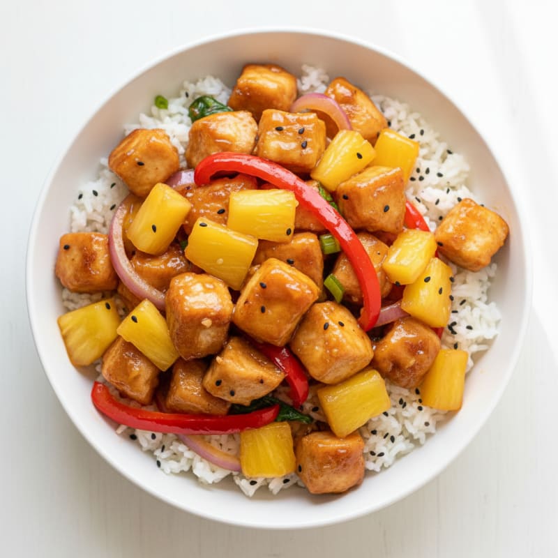 Sweet and Sour Chicken with Pineapple