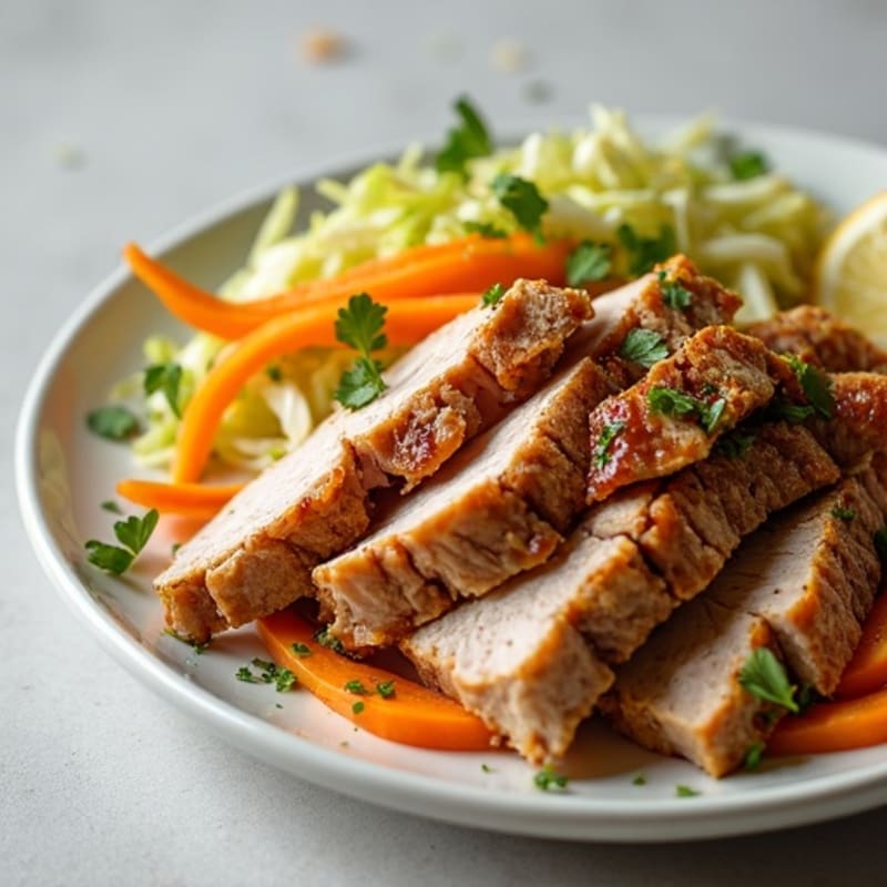 Citrus-Garlic Pulled Pork with Fresh Slaw