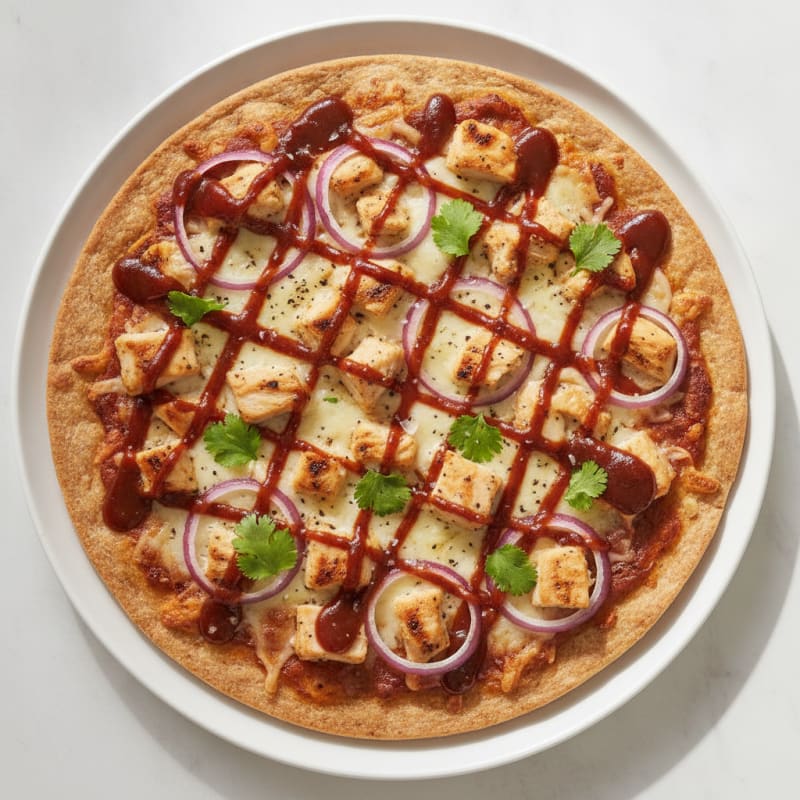High-Protein BBQ Chicken Pizza