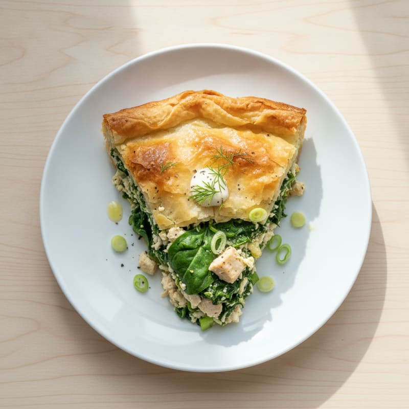 Spinach and Feta Phyllo Pie