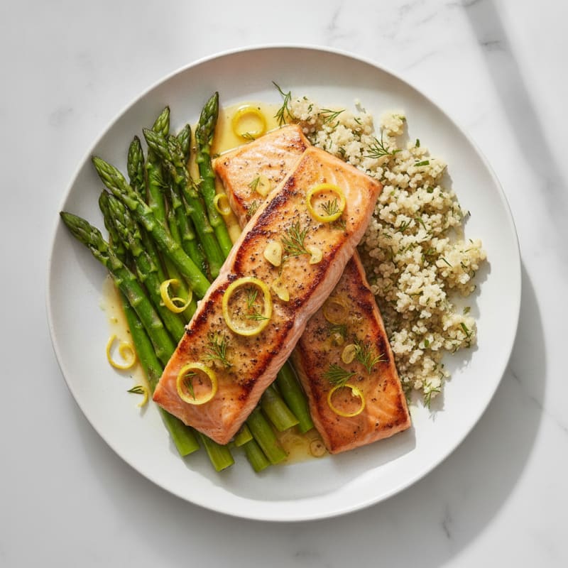 Lemon Herb Grilled Salmon