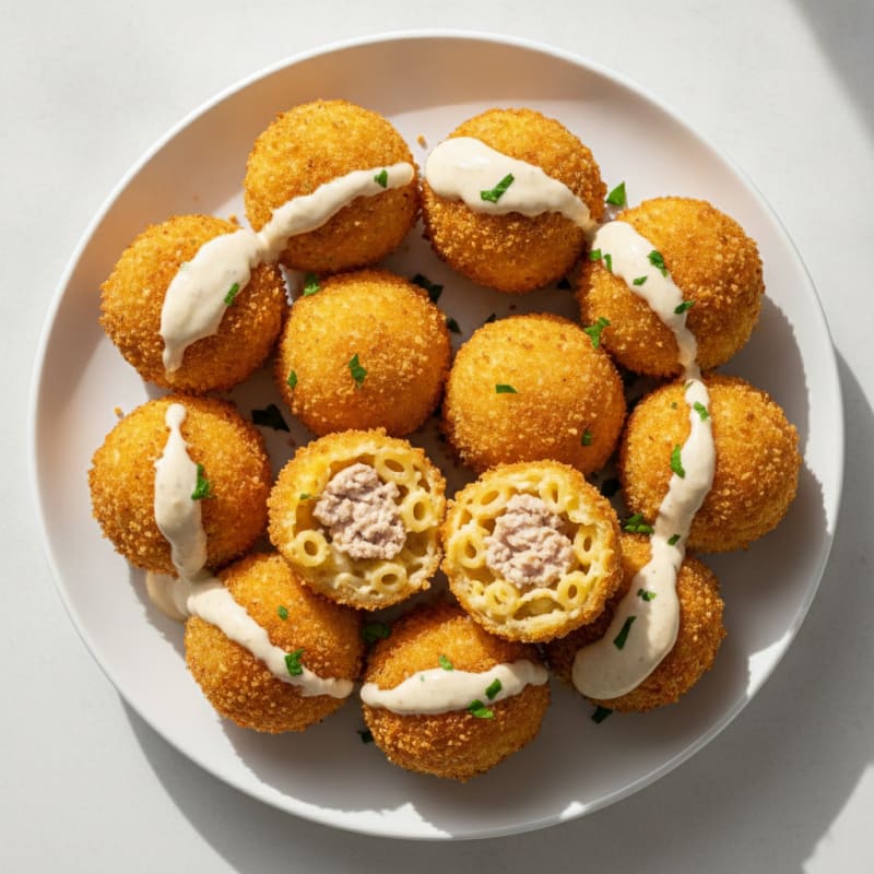 Deep-Fried Mac & Cheese Balls