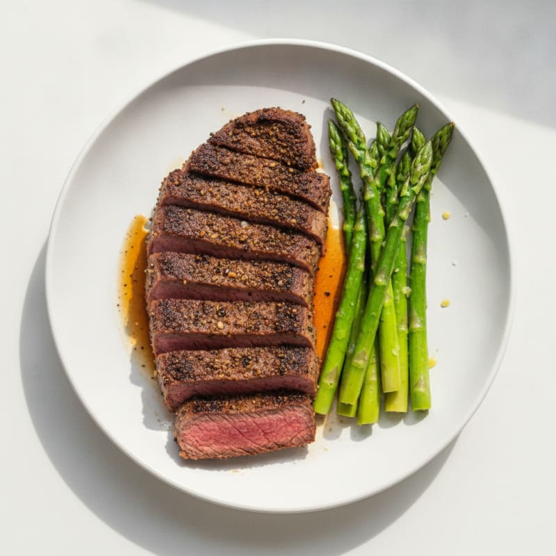 Coffee Bean Crusted Steak
