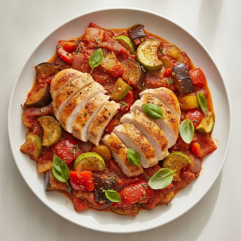 Roasted Vegetable Ratatouille with Herbs
