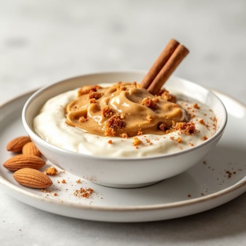 Silky Greek Yogurt Protein Pudding with Almonds