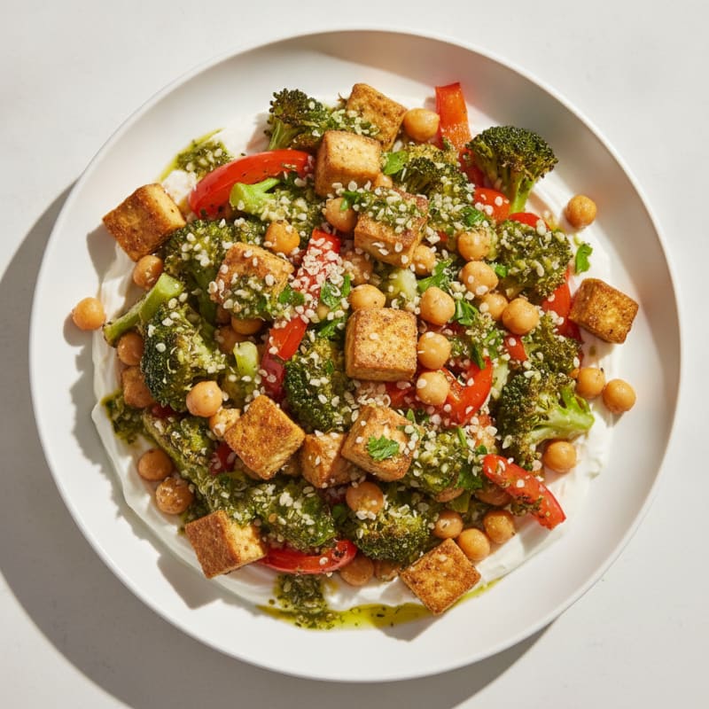Roasted Vegetable Medley with Herb Vinaigrette