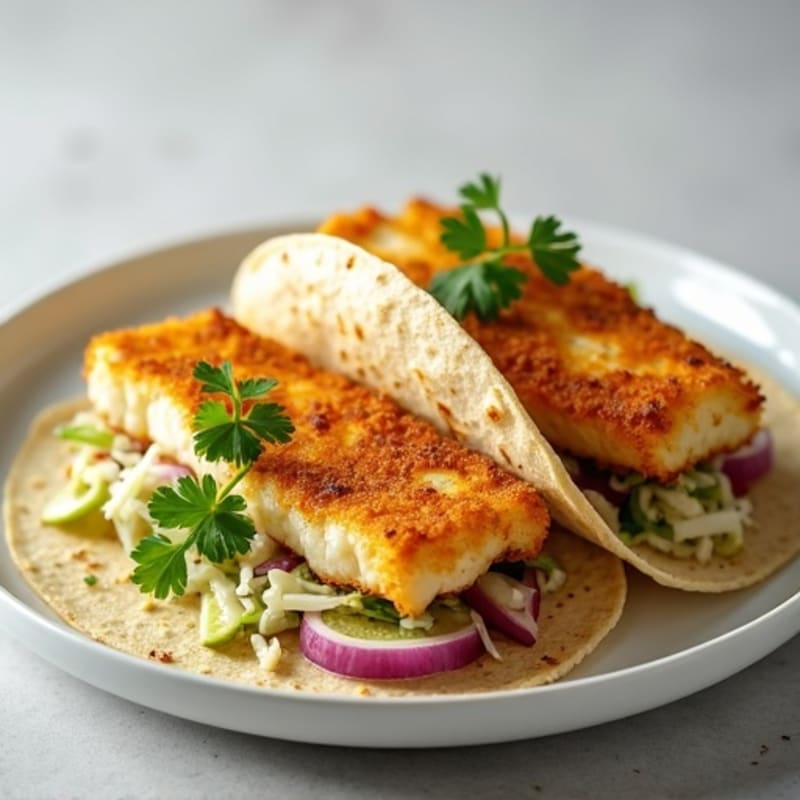 Crispy Baked Fish Tacos