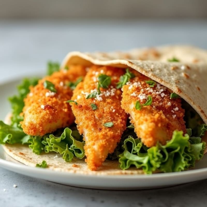 Crispy Chicken Caesar Wrap
