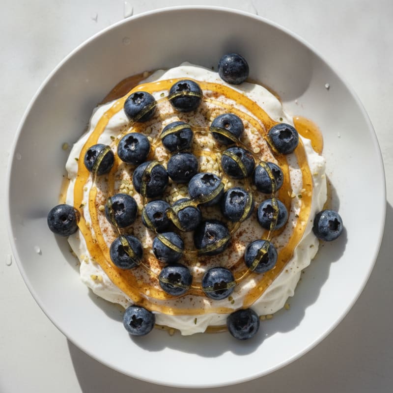 High-Protein Yogurt with Berries and Honey