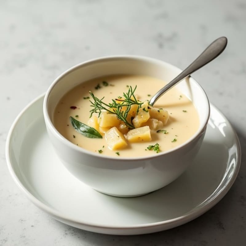 Creamy Lightened Clam Chowder