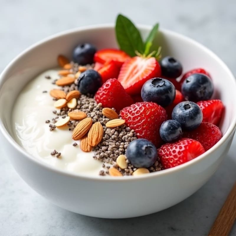 Creamy Greek Yogurt Power Bowl with Berries