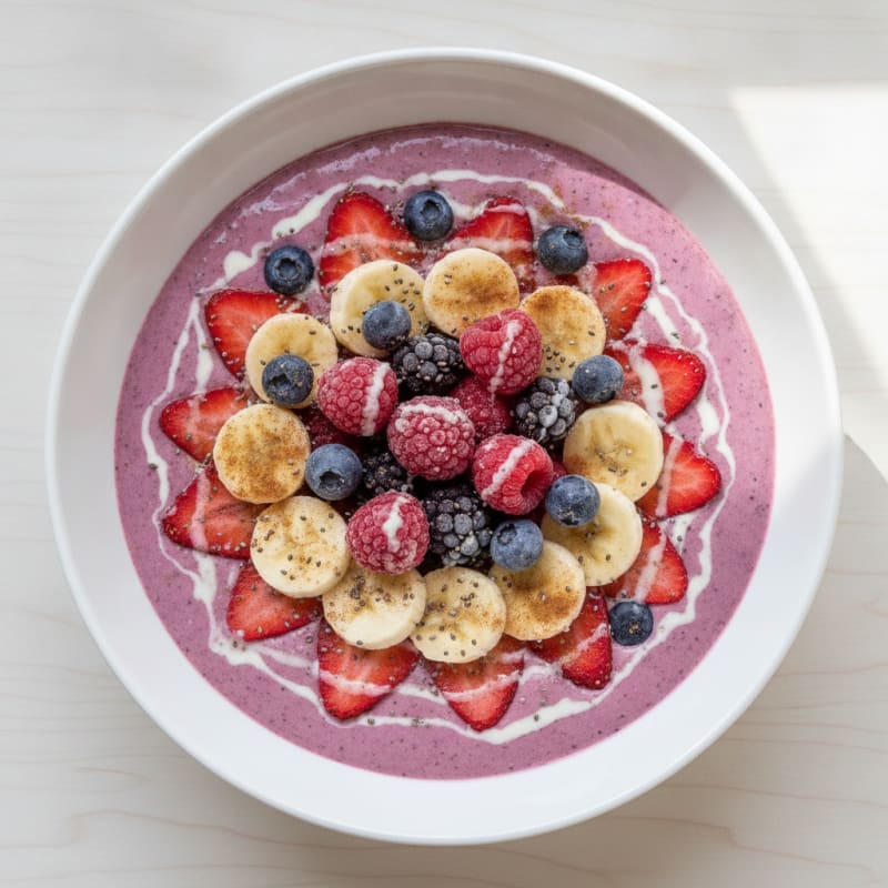 Berry Banana Power Smoothie