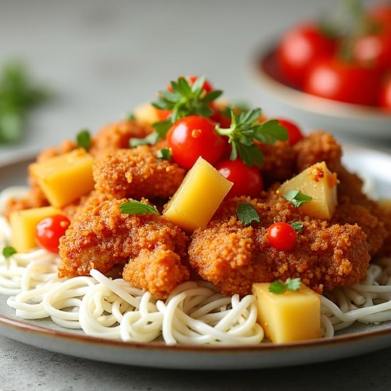 Crispy Baked Sweet and Sour Chicken