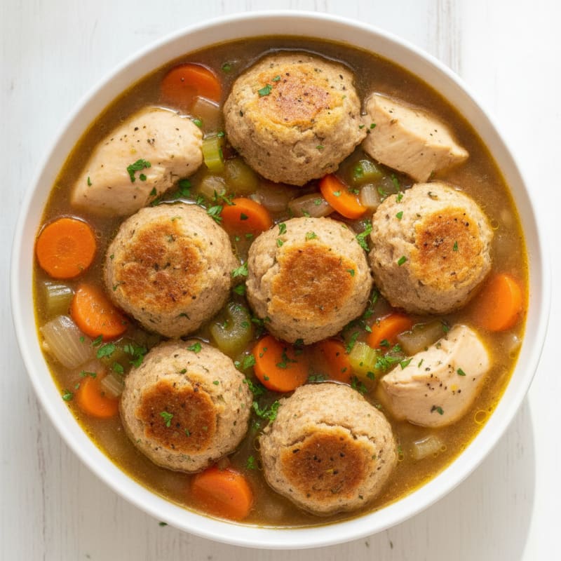 Homestyle Chicken and Herb Dumplings