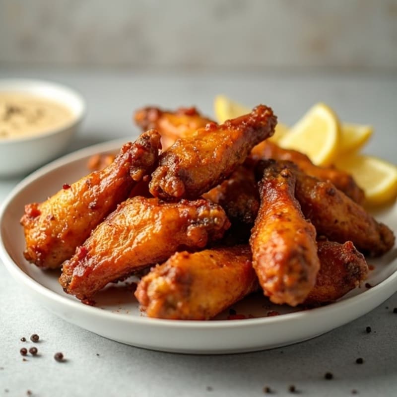 Crispy Baked Honey Garlic Chicken Wings