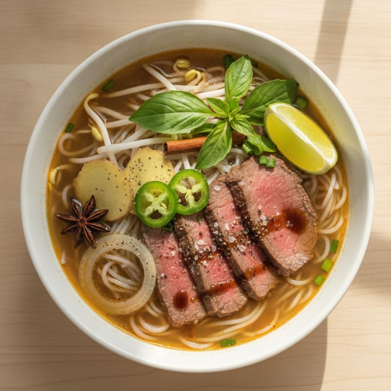 Vietnamese Beef Noodle Pho Soup