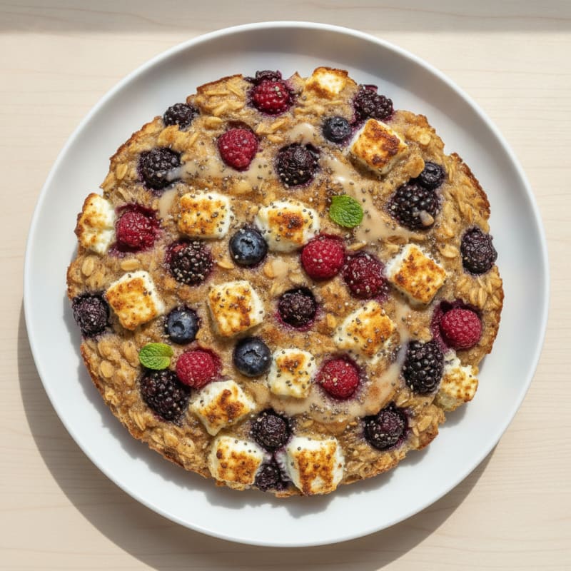 Hearty Berry Oatmeal Bake