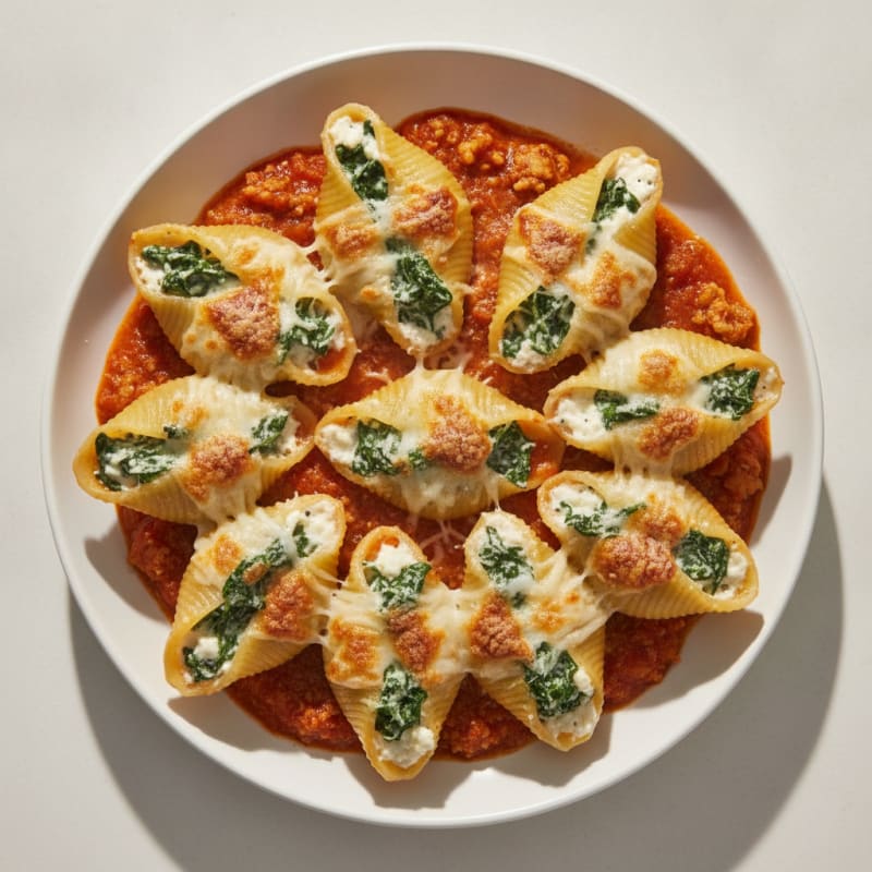 Spinach & Ricotta Stuffed Shells