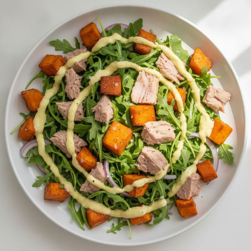 Tuna and Sweet Potato Rucola Salad