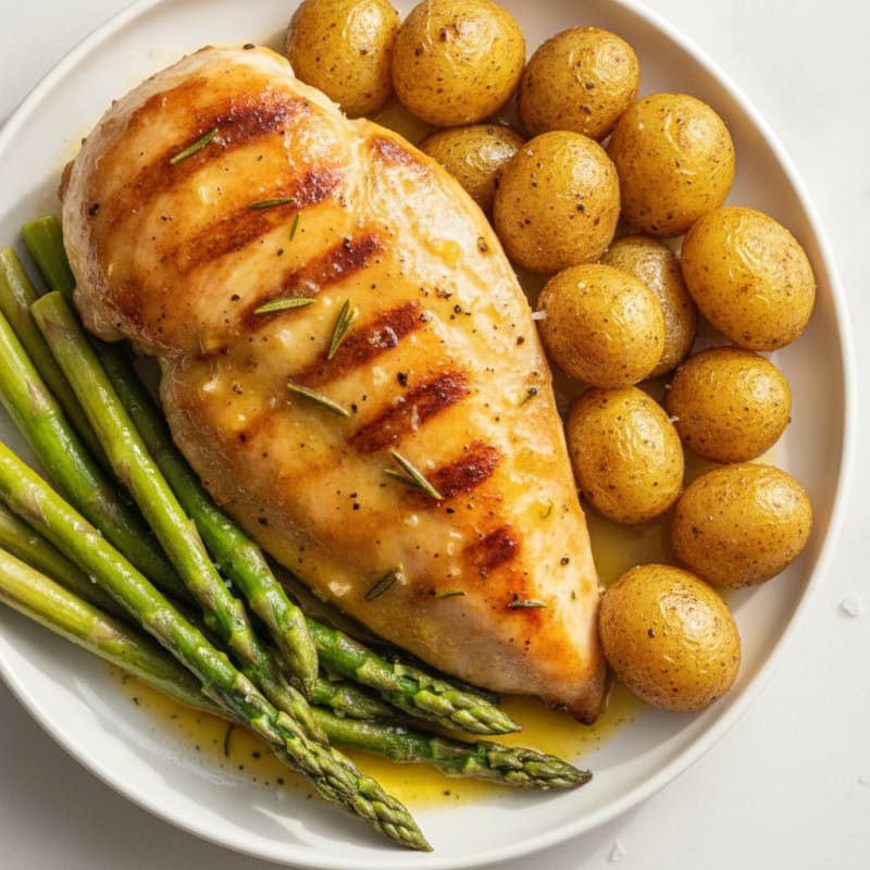 Pan-Seared Chicken with Lemon-Herb Sauce