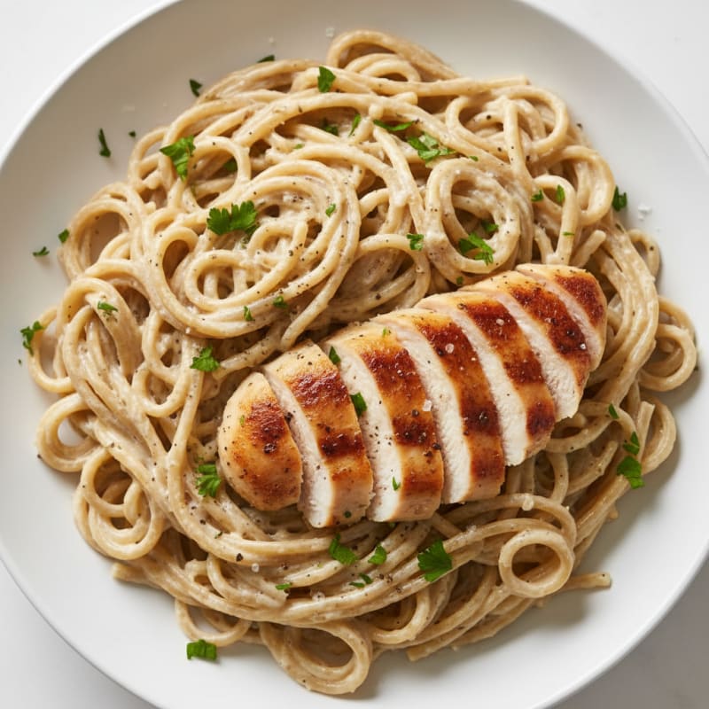 Creamy Garlic Parmesan Chicken Alfredo