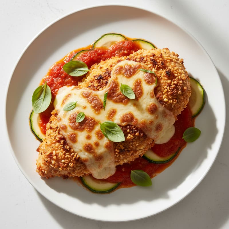 Pan-Seared Chicken Parmesan with Marinara