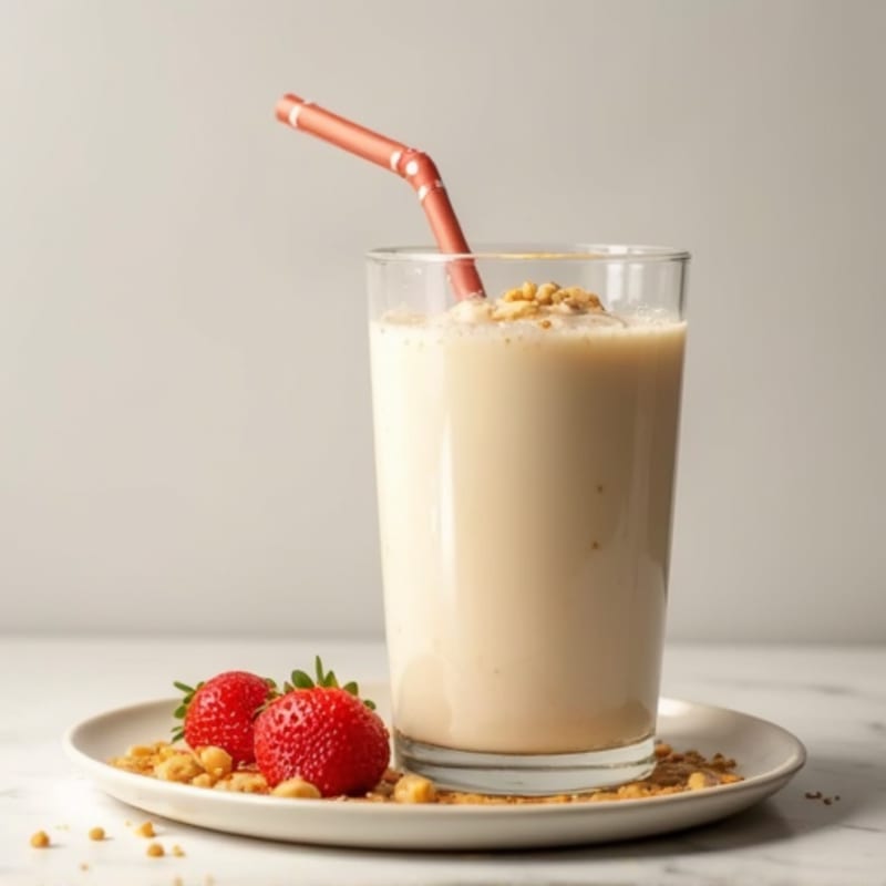 Protein Shake with Greek Yogurt and Almond Butter