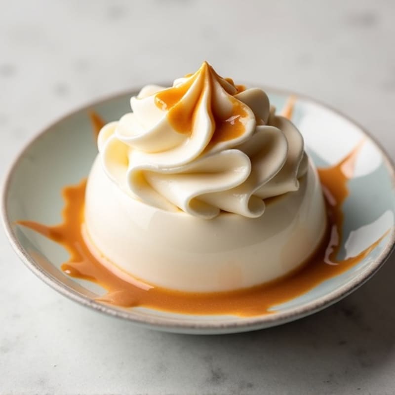 Silky Greek Yogurt Protein Pudding with Almond Butter Swirl