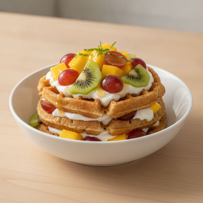 Protein Mango Grape Parfait