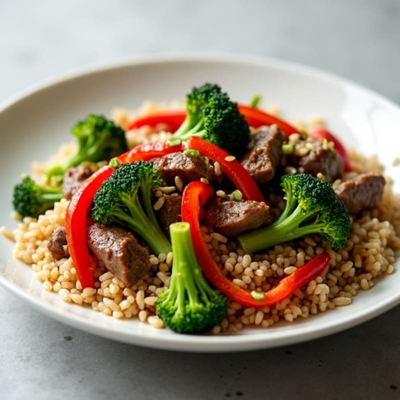 Lean Beef and Crisp Broccoli Stir-Fry