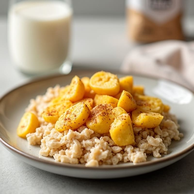 Creamy Oatmeal with Protein-Rich Scrambled Egg Whites