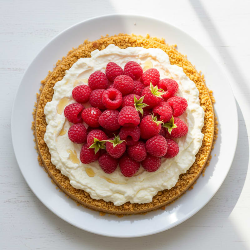 Silky Greek Yogurt Protein Cheesecake