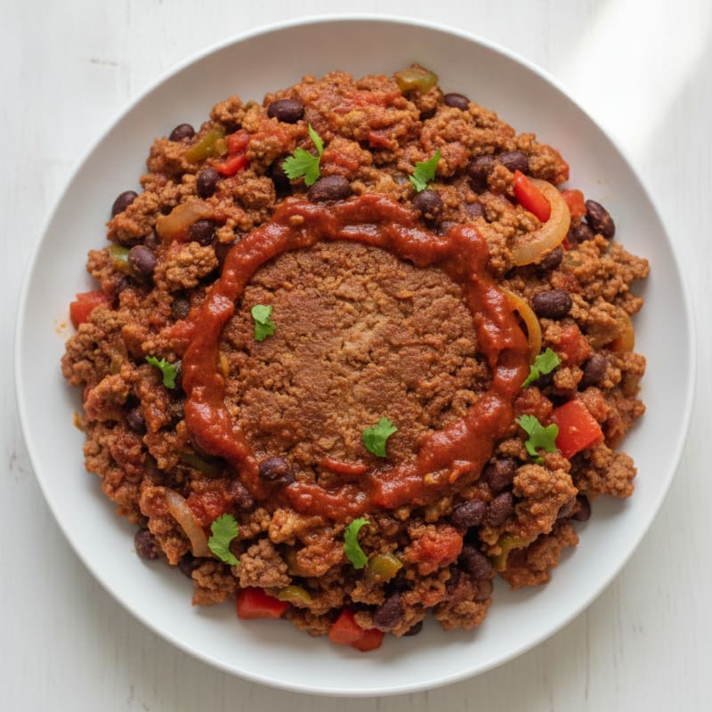 Chili Beef and Bean Skillet