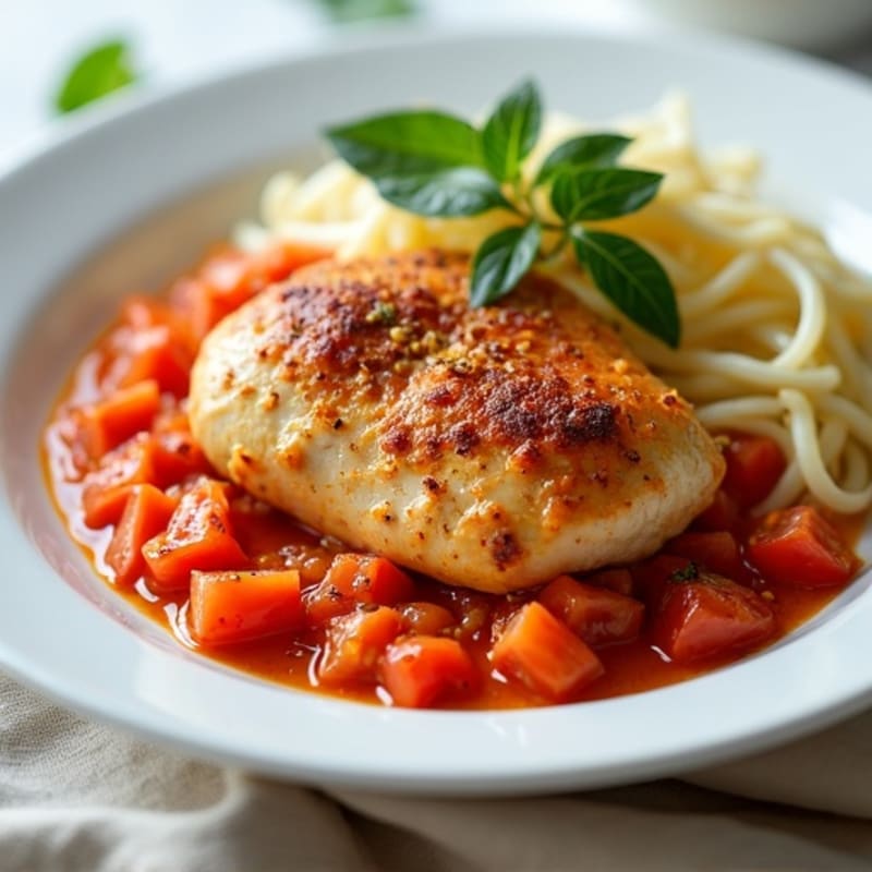 Creamy Spiced Chicken with Tomato